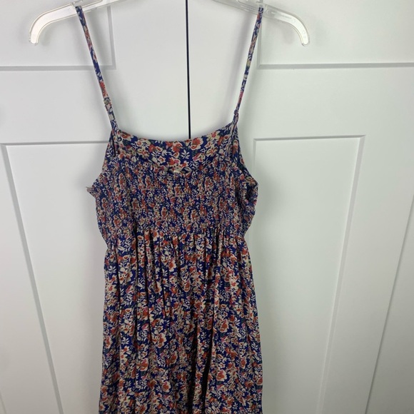 Natural Life Bailey Mini Dress LARGE Boho Hippie Floral Smocked Cottagecore - Picture 5 of 7